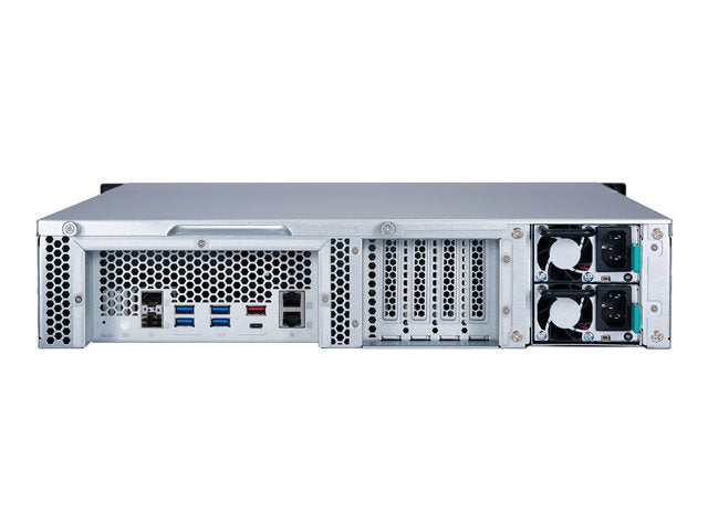 QNAP TS-877XU-RP-3600-8G 8-Ba NAS AMD Ryzen 5 3600 8GB DDR4 8x 2.5/3.5 инча SATA HDD/SSD 2xGbE LAN 2x10GbE SFP+ USB3.1/3.0 300W