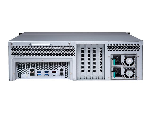 QNAP TS-h1677XU-RP-3700X-32G 16-отделение QuTS hero NAS AMD Ryzen 7 3700X 8c 3.6GHz 32GB RAM 2xGbE 2x10GbE USB