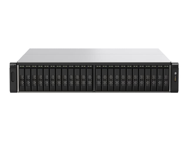 QNAP TS-h2490FU-7302P-128G 24-Bay all-flash NAS AMD EPYC 7302P NVMe Gen3x4 128GB RAM 2x2.5GbE LAN 4x25GbE SFP28