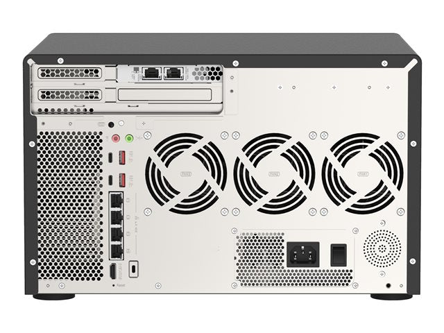 QNAP 12-Bay TurboNAS 8x3.5inch HDD + 42.5inch SSD SATA 6G Intel Xeon W-1250 6 ядра 12 нишки 3.3GHz 16GB DDR4 ECC RAM