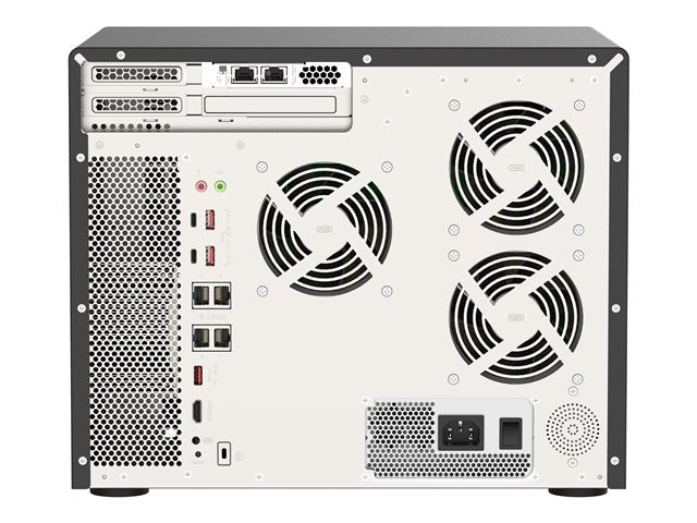 QNAP 16-Bay TurboNAS 12x3.5inch HDD + 4x2.5inch SSD SATA 6G Intel Xeon W-1250 6 ядра 12 нишки 3.3GHz 32GB DDR4 ECC RAM
