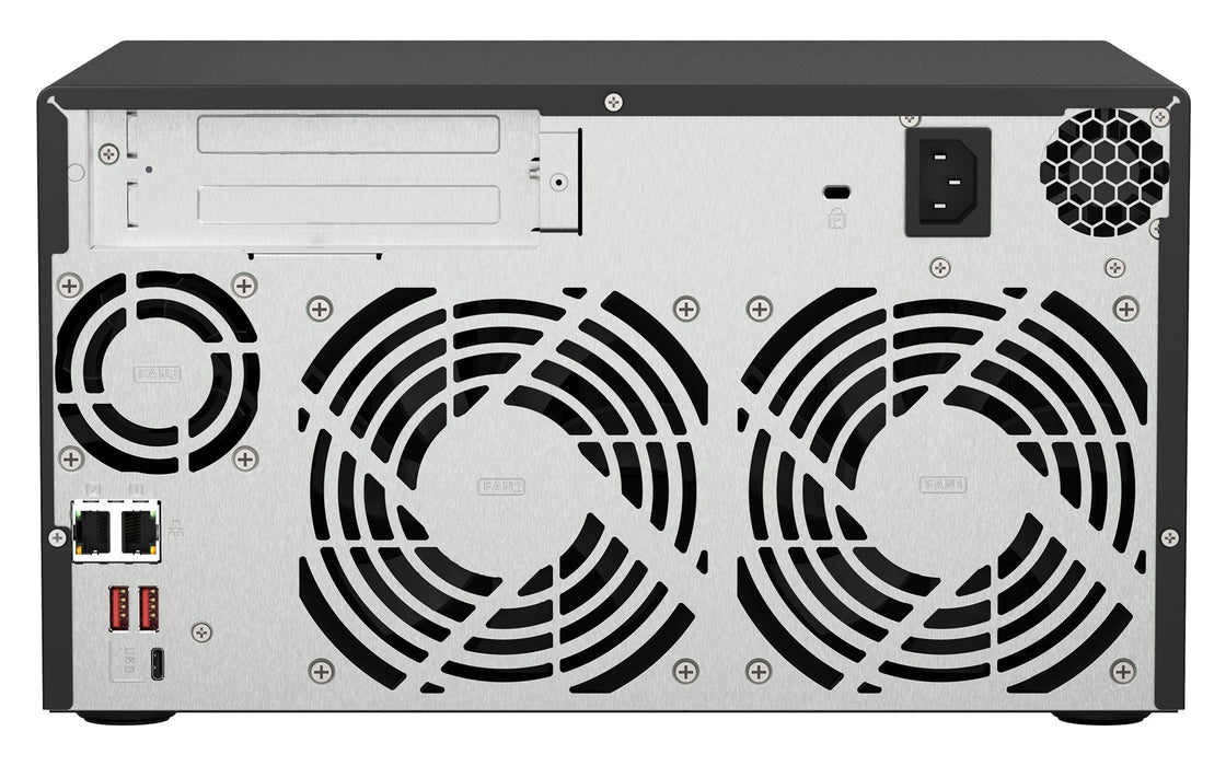 QNAP TS-873A NAS Tower Ryzen Embedded V1500B 8 GB DDR4 30.72 TB SSD QuTS hero Черен