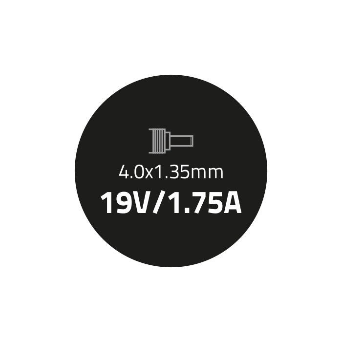 Qoltec 51507.33W Захранващ адаптер за Asus | 33W | 19V | 1.75A | 4,0*1,35 | + захранващ кабел