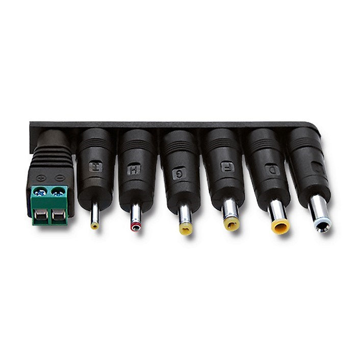 Qoltec 51736 Универсален захранващ адаптер 12V | 2.5A | 30W | 7 добавки