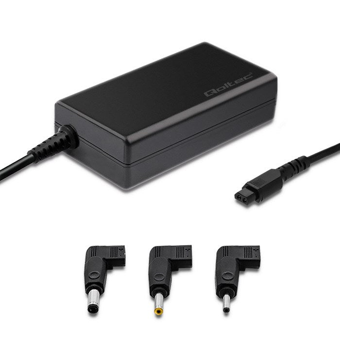 Qoltec 52415 Захранващ адаптер, предназначен за Samsung Sony 65W | 3 щепсела | + захранващ кабел