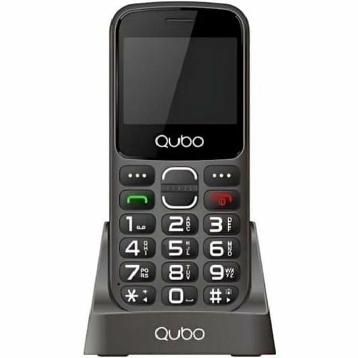 Мобилен телефон за по-възрастни хора Qubo X-230BKC 4G Черен