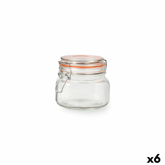 Стъклен Буркан Quid New Canette Прозрачен Cтъкло (0,5L) (Pack 6x)