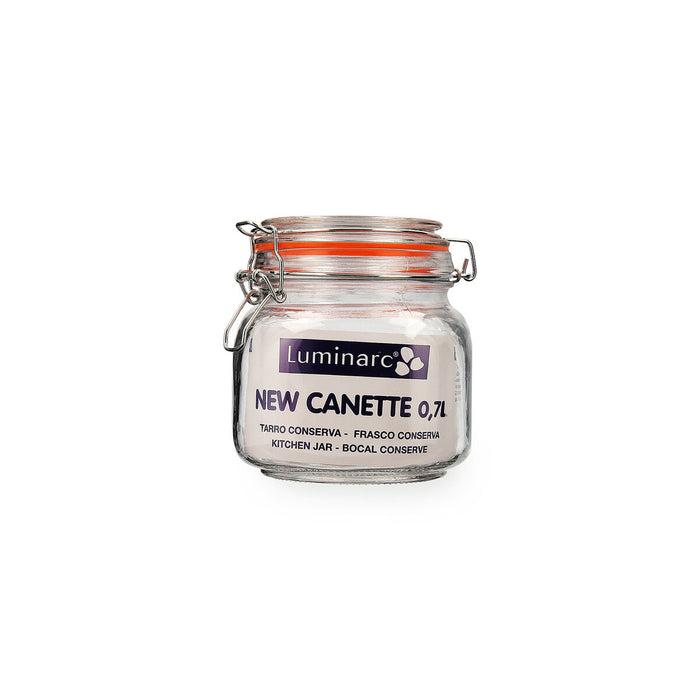 Стъклен Буркан Quid New Canette Прозрачен Cтъкло (0,7L) (Pack 6x)