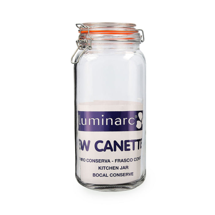 Стъклен Буркан Quid New Canette Прозрачен Cтъкло 2 L (Pack 6x)