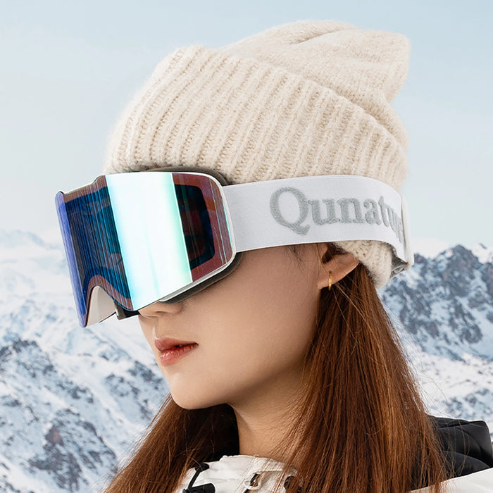 Ски очила без рамки Qunature White - бели