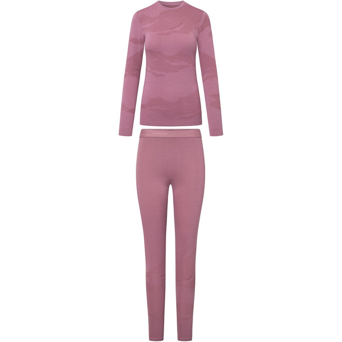 Дамско бельо VIKING Gasher Lady Set Merino раз. S розова