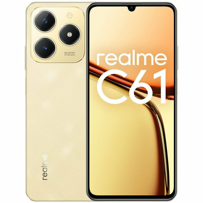 Смартфони Realme C61 4G 6,7" Unisoc 6 GB RAM 256 GB Златен