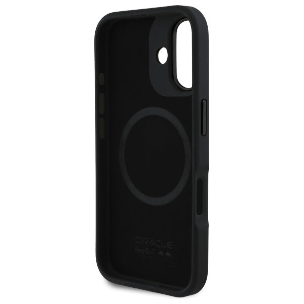 Твърд кожен калъф Red Bull RBHMP16M24PUILVR с Red Ring MagSafe за iPhone 16 Plus 6.7", морско син