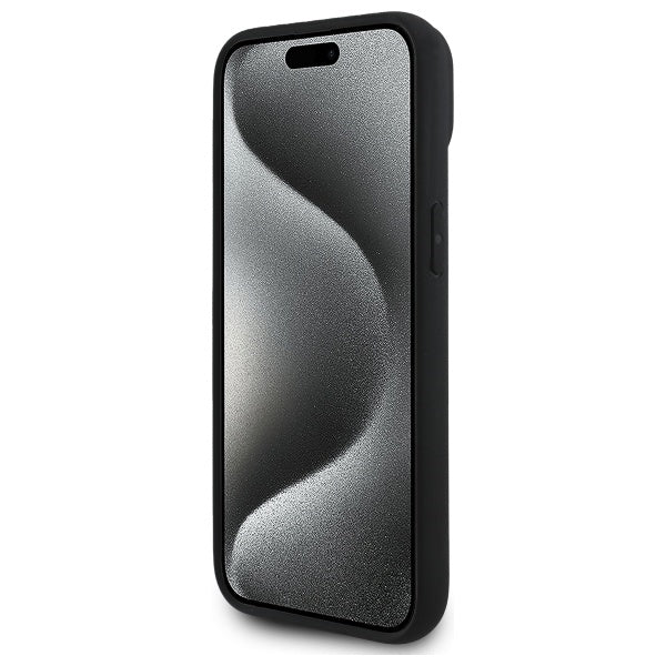Твърд калъф Red Bull Carbon Fiber Power Bar MagSafe за iPhone 14 6.1", черен