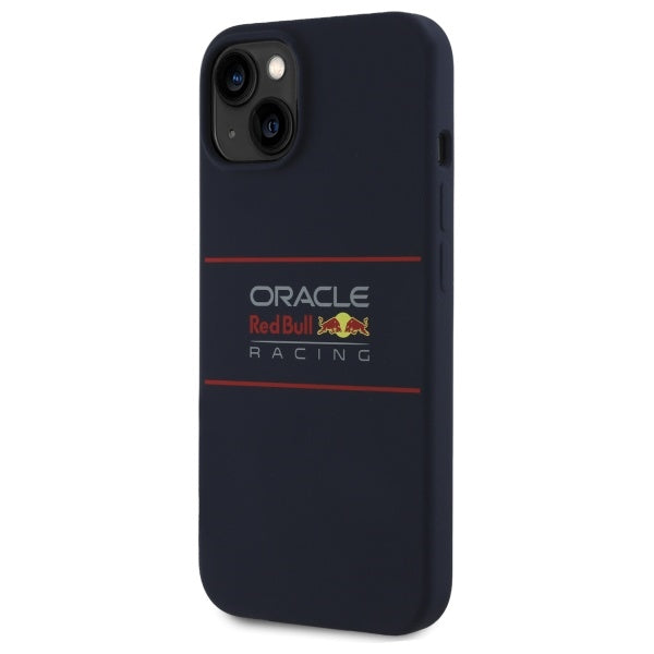 Силиконов твърд калъф Red Bull RBHMP14S24SIHSRV MagSafe за iPhone 14 6.1", тъмносин