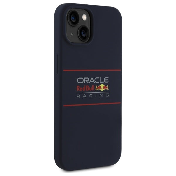 Силиконов твърд калъф Red Bull RBHMP14S24SIHSRV MagSafe за iPhone 14 6.1", тъмносин