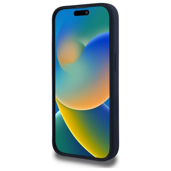 Силиконов твърд калъф Red Bull RBHMP14L24SIHSRV MagSafe за iPhone 14 Pro 6.1", морско синьо с хоризонтален логотип