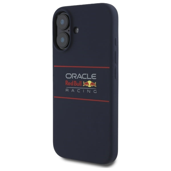 Силиконов твърд калъф Red Bull RBHMP16M24SIHSRV MagSafe за iPhone 16 Plus 6.7", тъмносин
