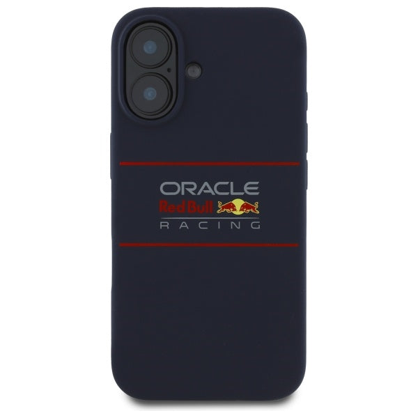 Силиконов твърд калъф Red Bull RBHMP16M24SIHSRV MagSafe за iPhone 16 Plus 6.7", тъмносин