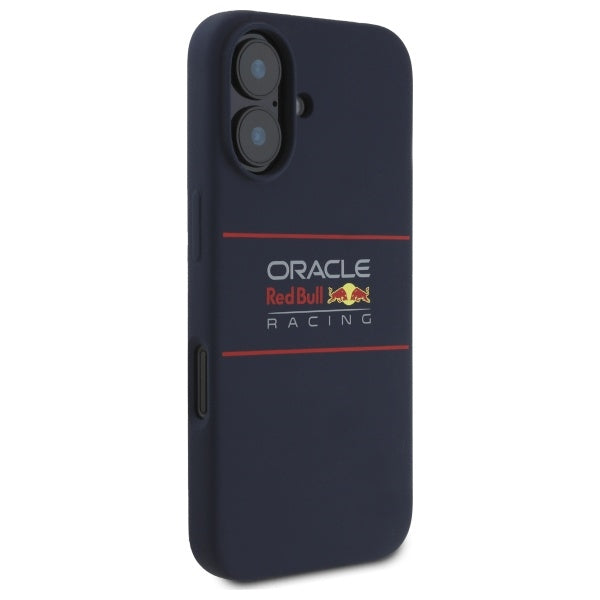 Силиконов твърд калъф Red Bull RBHMP16M24SIHSRV MagSafe за iPhone 16 Plus 6.7", тъмносин