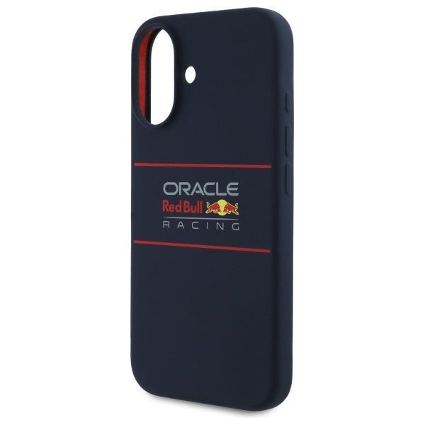 Силиконов твърд калъф Red Bull RBHMP16M24SIHSRV MagSafe за iPhone 16 Plus 6.7", тъмносин