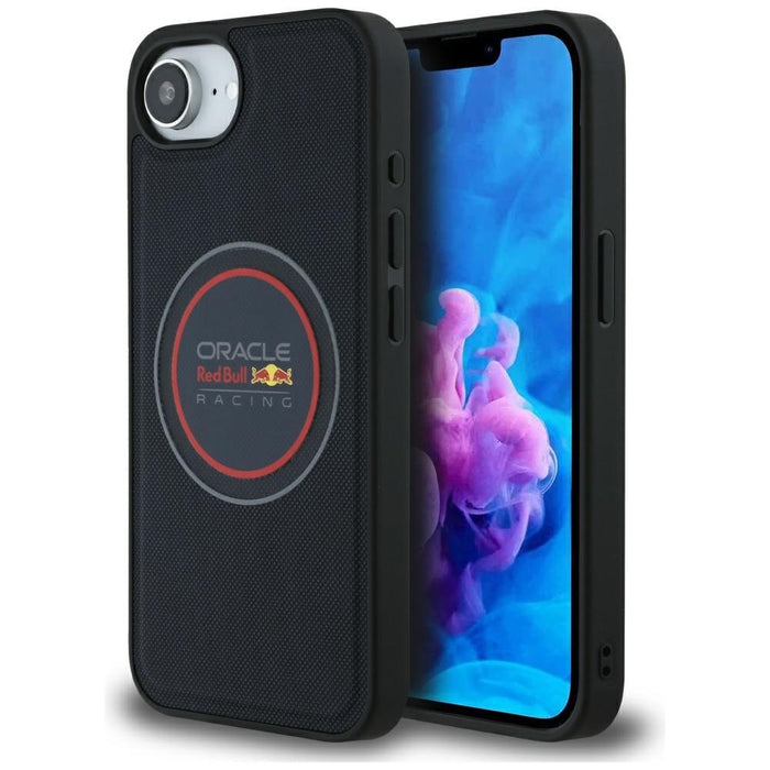 Калъф Red Bull Meshed Logo and Red Ring MagSafe за iPhone 16e / 17e, тъмносин