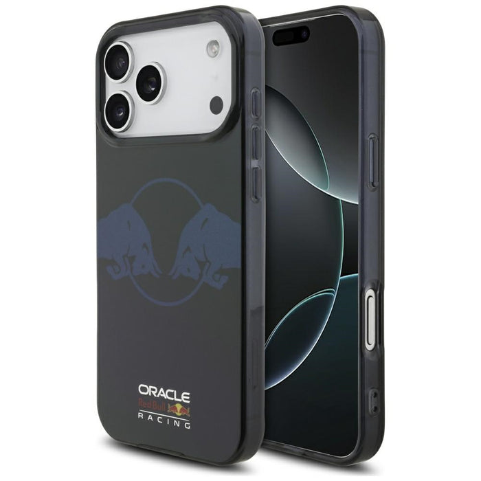 Калъф Red Bull IML Transparent Two Bulls MagSafe за iPhone 17 Pro Max, тъмносин