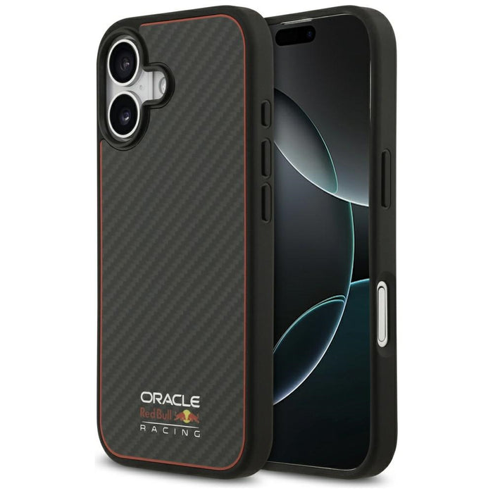Калъф Red Bull Kevlar Logo Matt MagSafe за iPhone 17, черен