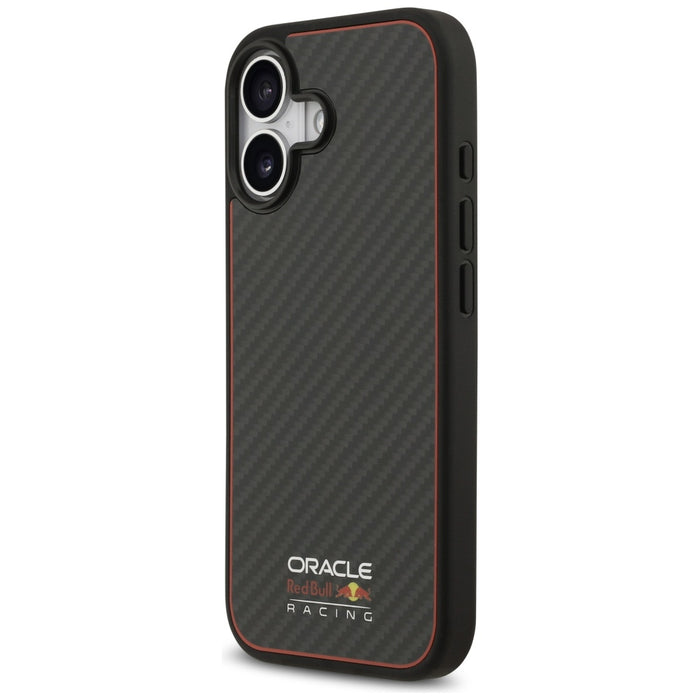 Калъф Red Bull Kevlar Logo Matt MagSafe за iPhone 17, черен