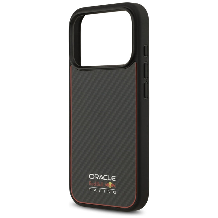 Калъф Red Bull Kevlar Logo Matt MagSafe за iPhone 17 Pro, черен