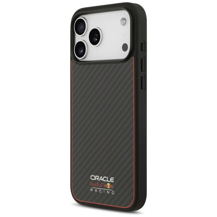 Калъф Red Bull Kevlar Logo Matt MagSafe за iPhone 17 Pro Max, черен