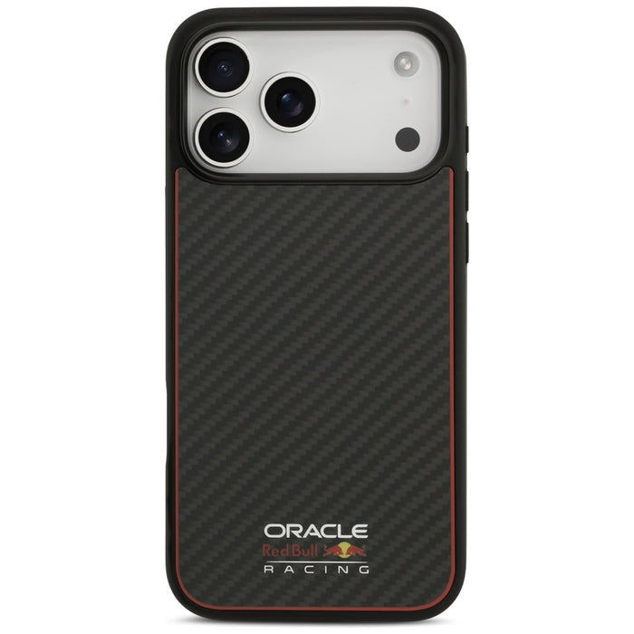 Калъф Red Bull Kevlar Logo Matt MagSafe за iPhone 17 Pro Max, черен