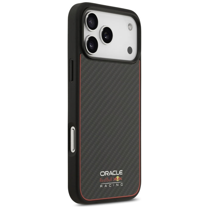 Калъф Red Bull Kevlar Logo Matt MagSafe за iPhone 17 Pro Max, черен