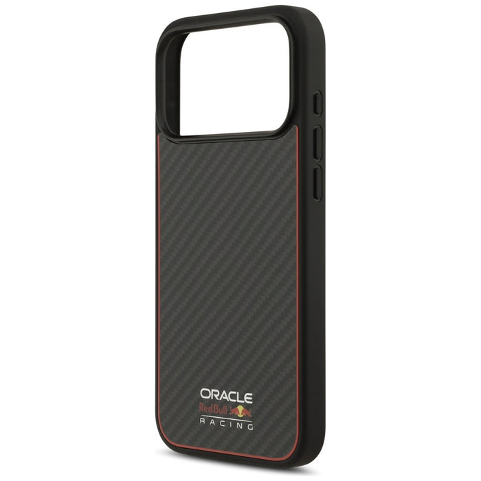Калъф Red Bull Kevlar Logo Matt MagSafe за iPhone 17 Pro Max, черен