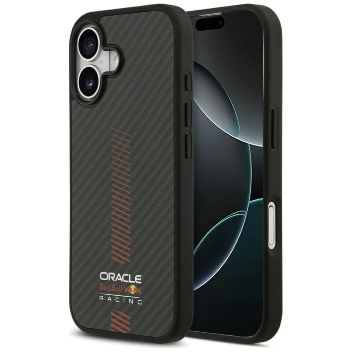 Калъф Red Bull Kevlar Powerbar MagSafe за iPhone 17, черен