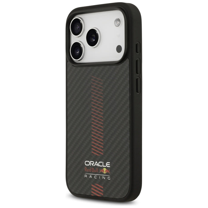 Калъф Red Bull Kevlar Powerbar MagSafe за iPhone 17 Pro, черен