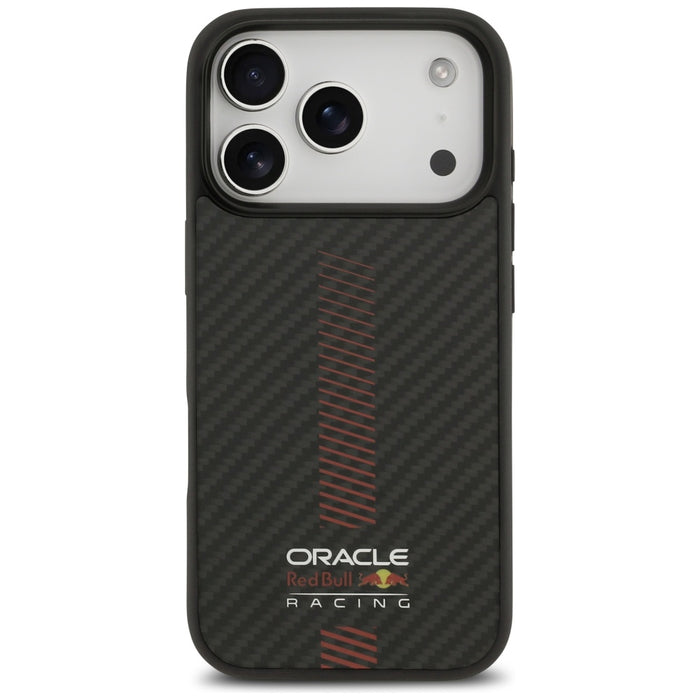 Калъф Red Bull Kevlar Powerbar MagSafe за iPhone 17 Pro, черен
