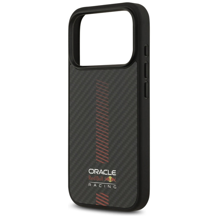 Калъф Red Bull Kevlar Powerbar MagSafe за iPhone 17 Pro, черен