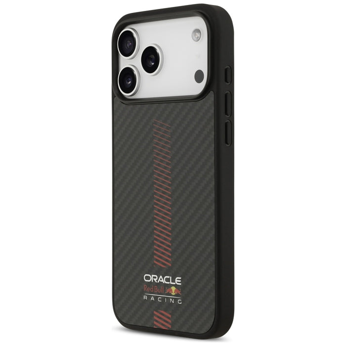 Калъф Red Bull Kevlar Powerbar MagSafe за iPhone 17 Pro Max, черен