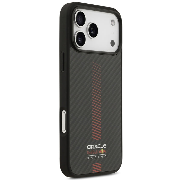 Калъф Red Bull Kevlar Powerbar MagSafe за iPhone 17 Pro Max, черен