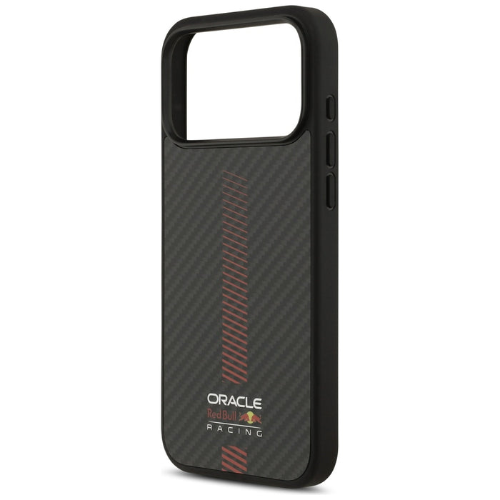Калъф Red Bull Kevlar Powerbar MagSafe за iPhone 17 Pro Max, черен