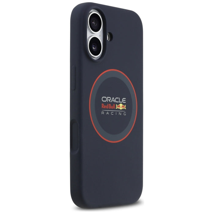 Силиконов калъф Red Bull Red Ring MagSafe за iPhone 17, тъмносин