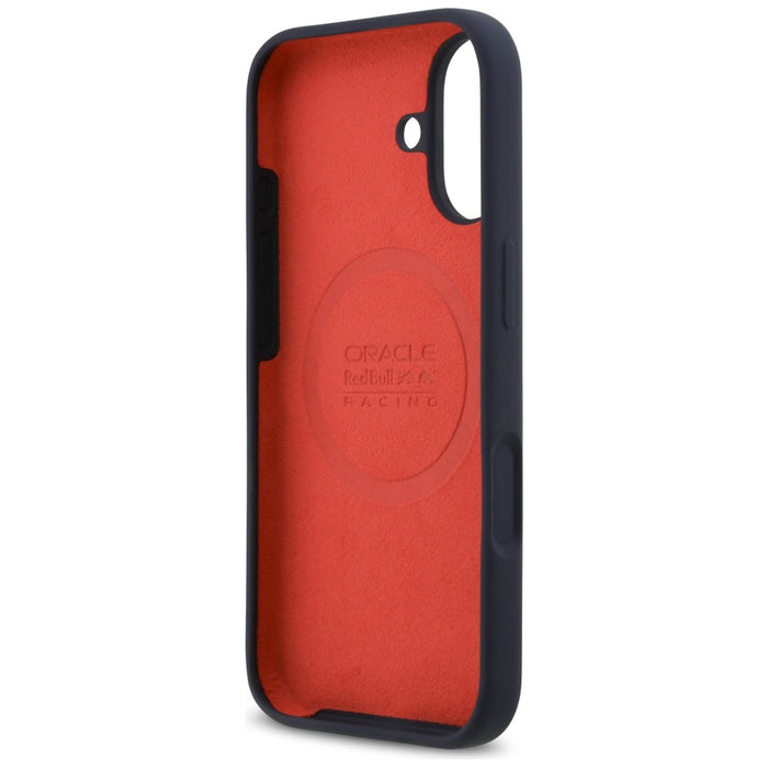 Силиконов калъф Red Bull Red Ring MagSafe за iPhone 17, тъмносин