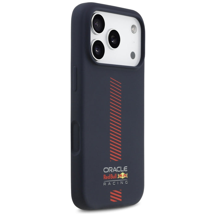 Силиконов калъф Red Bull Powerbar MagSafe за iPhone 17 Pro, тъмносин