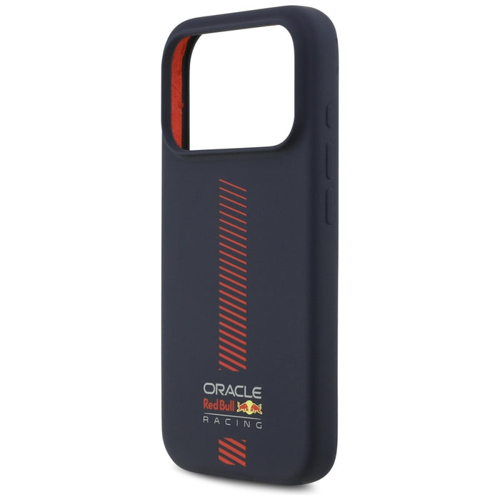Силиконов калъф Red Bull Powerbar MagSafe за iPhone 17 Pro, тъмносин