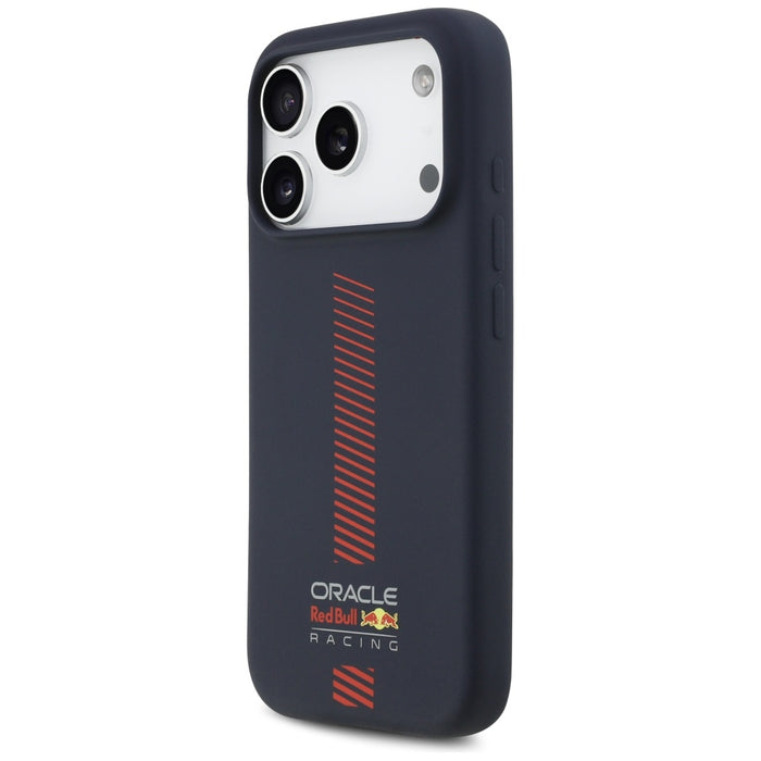 Силиконов калъф Red Bull Powerbar MagSafe за iPhone 17 Pro, тъмносин