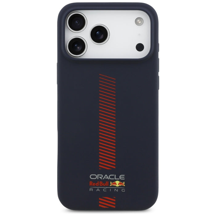 Силиконов калъф Red Bull Powerbar MagSafe за iPhone 17 Pro Max, тъмносин