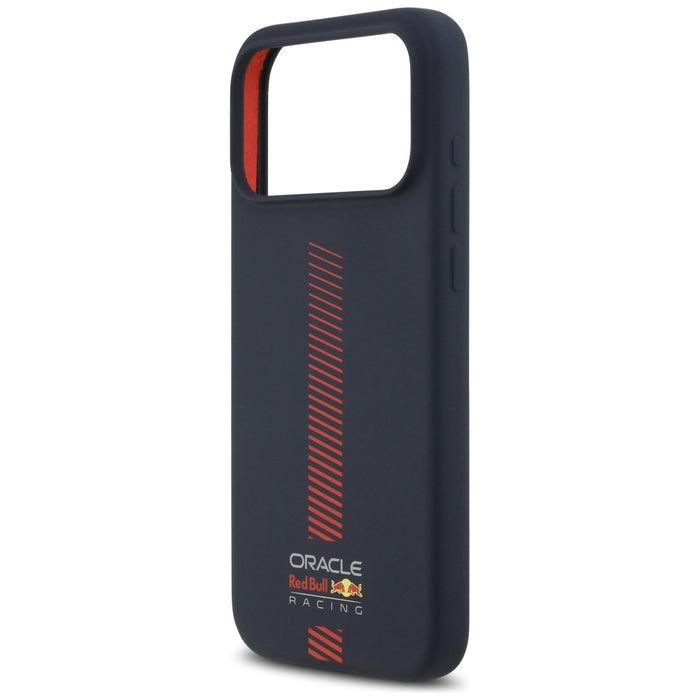 Силиконов калъф Red Bull Powerbar MagSafe за iPhone 17 Pro Max, тъмносин