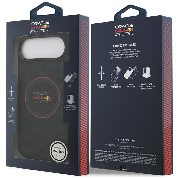 Калъф Red Bull Meshed Red Ring &amp; Metal Buttons MagSafe за iPhone Air, тъмносин