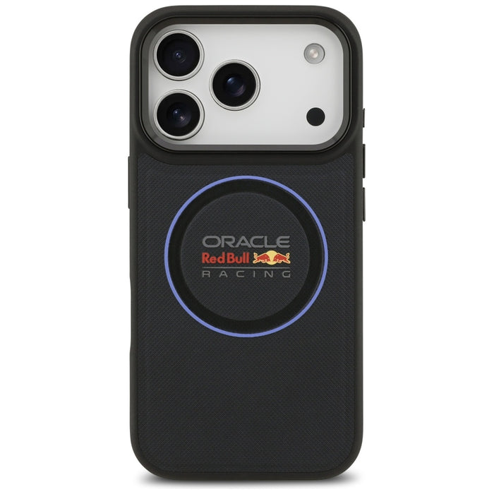 Калъф Red Bull Meshed Blue Ring &amp; Metal Buttons MagSafe за iPhone 17 Pro, тъмносин